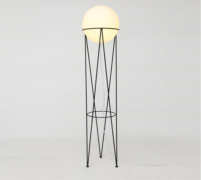 Lampadaire Structure & Globe