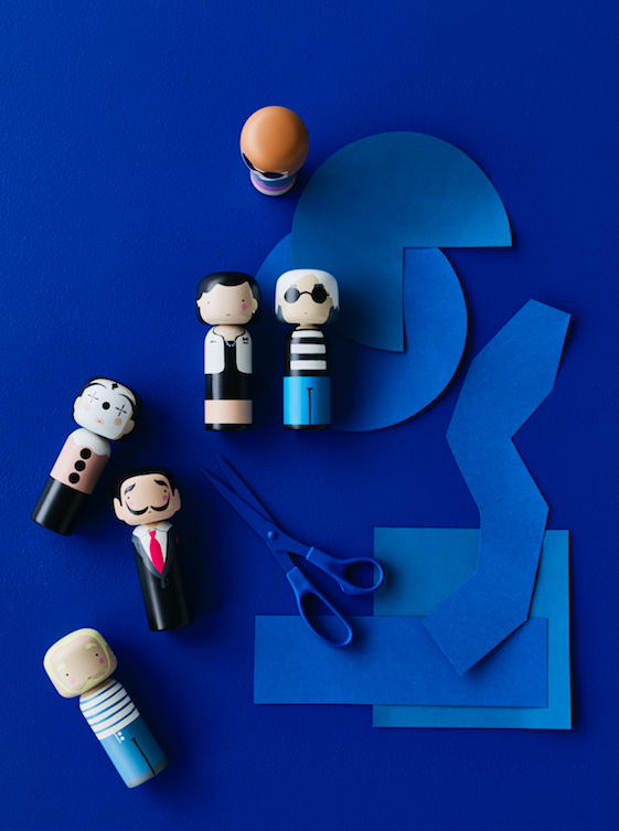 Poupées en bois Kokeshi