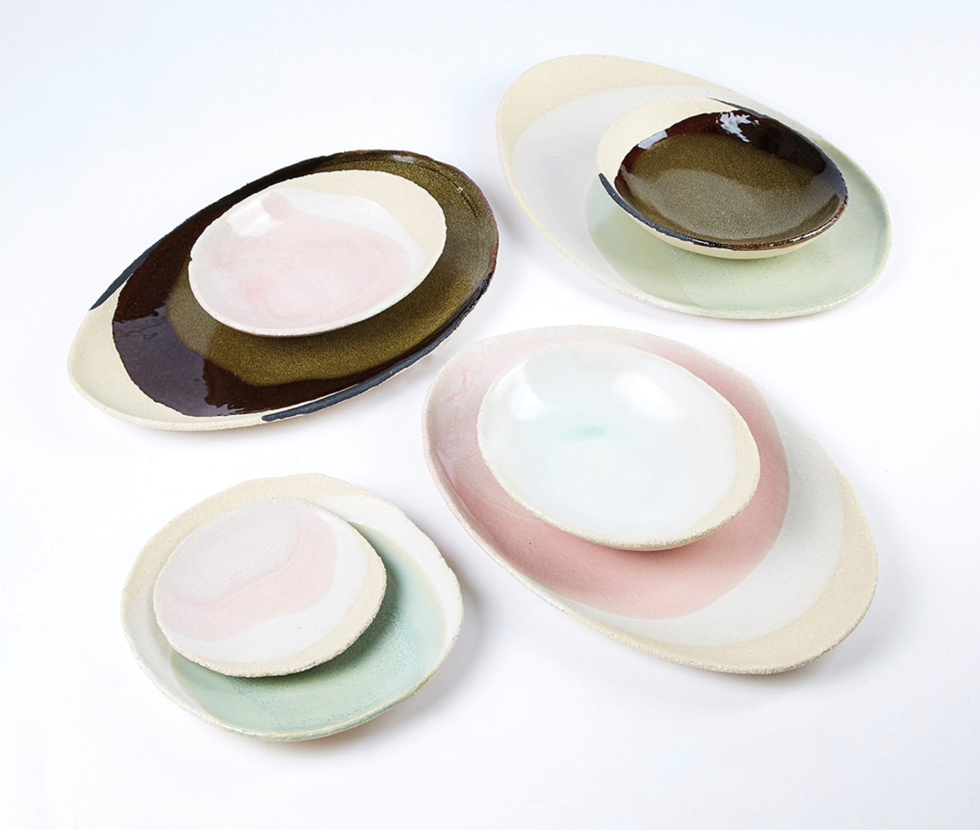 Petite assiette Wabi rose