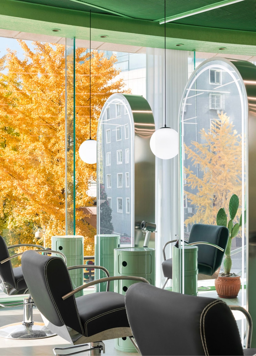 Ego Hair Salon par IS Architecture and Design à Beijing © Shawn Koh