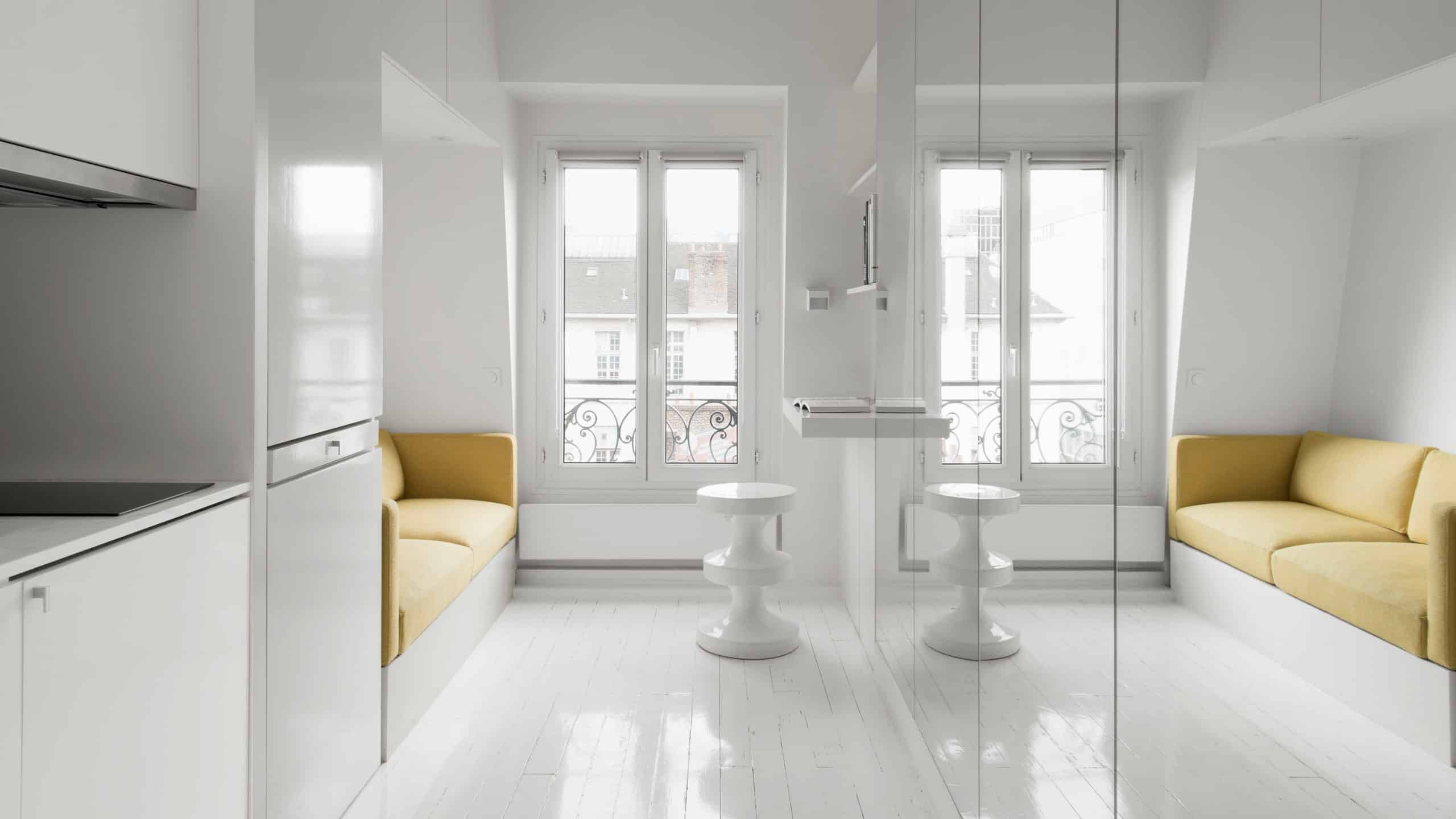 Visite de 7 mini studios de moins de 20m² finement aménagés à Paris